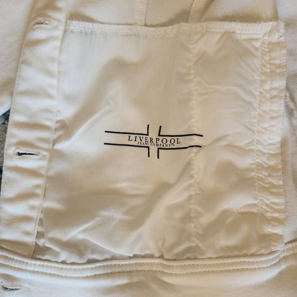 Liverpool Kolten Women's White Denim Jacket – Size Large - Picture 11 of 14